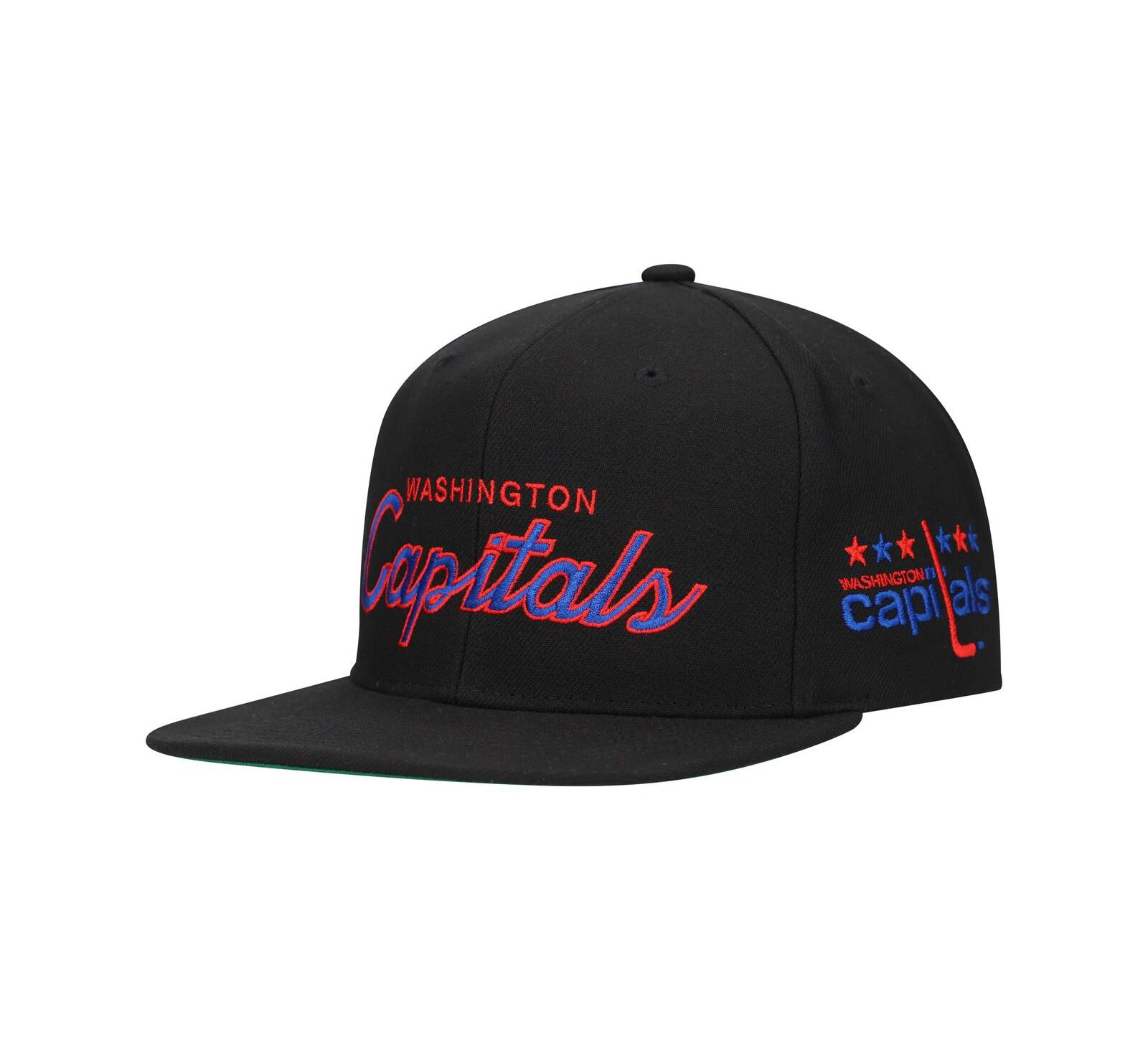 Mitchell & Ness Мужская кепка snapback Washington Capitals Core Team Script 2.0 Black