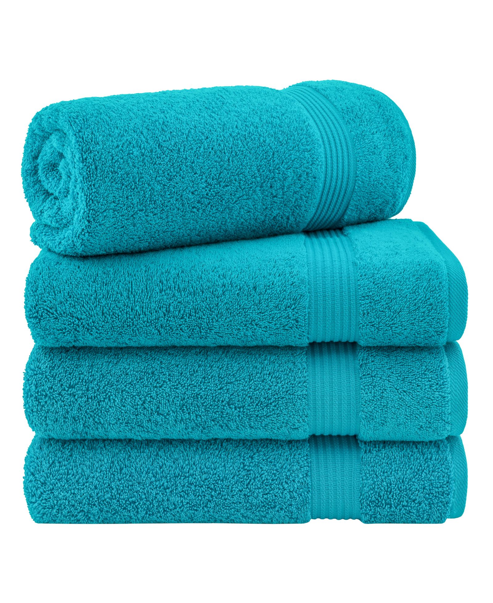 American Soft Linen Bekos Premium 100% Turkish Cotton 4-Piece Bath Towel Set