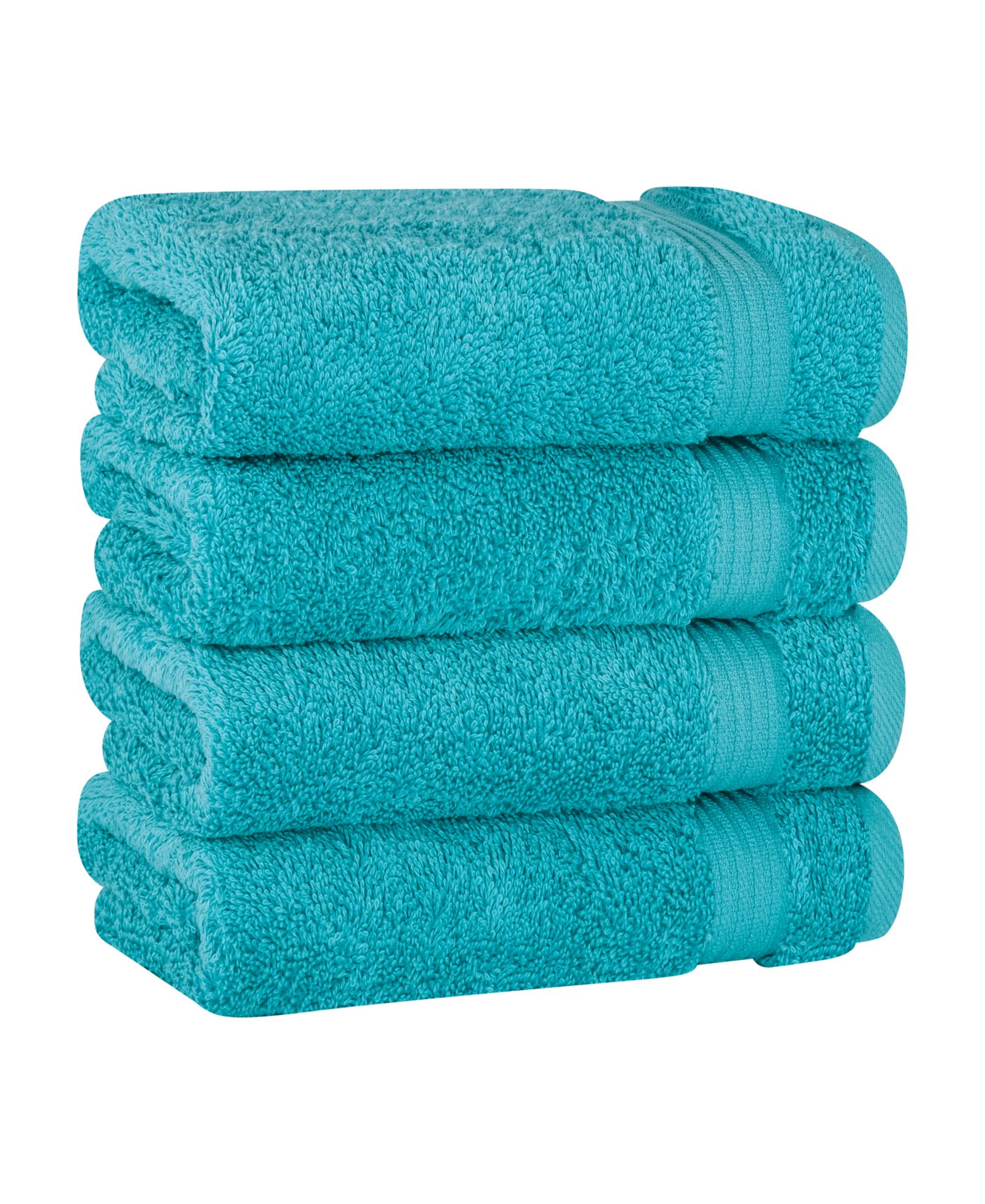 Набор из 4 полотенец для рук American Soft Linen Bekos Premium 100% Turkish Cotton