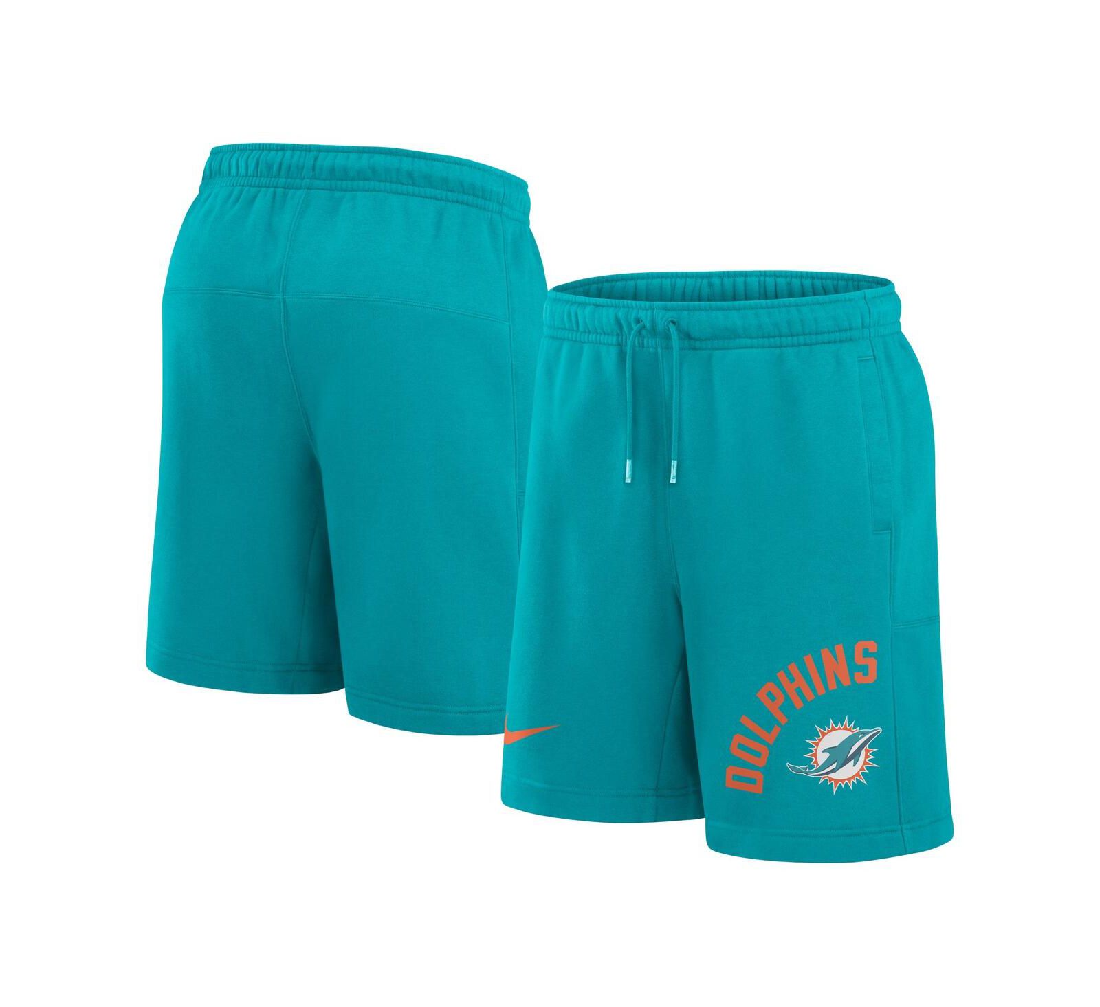 Nike Men's Aqua Miami Dolphins Arched Kicker Shorts