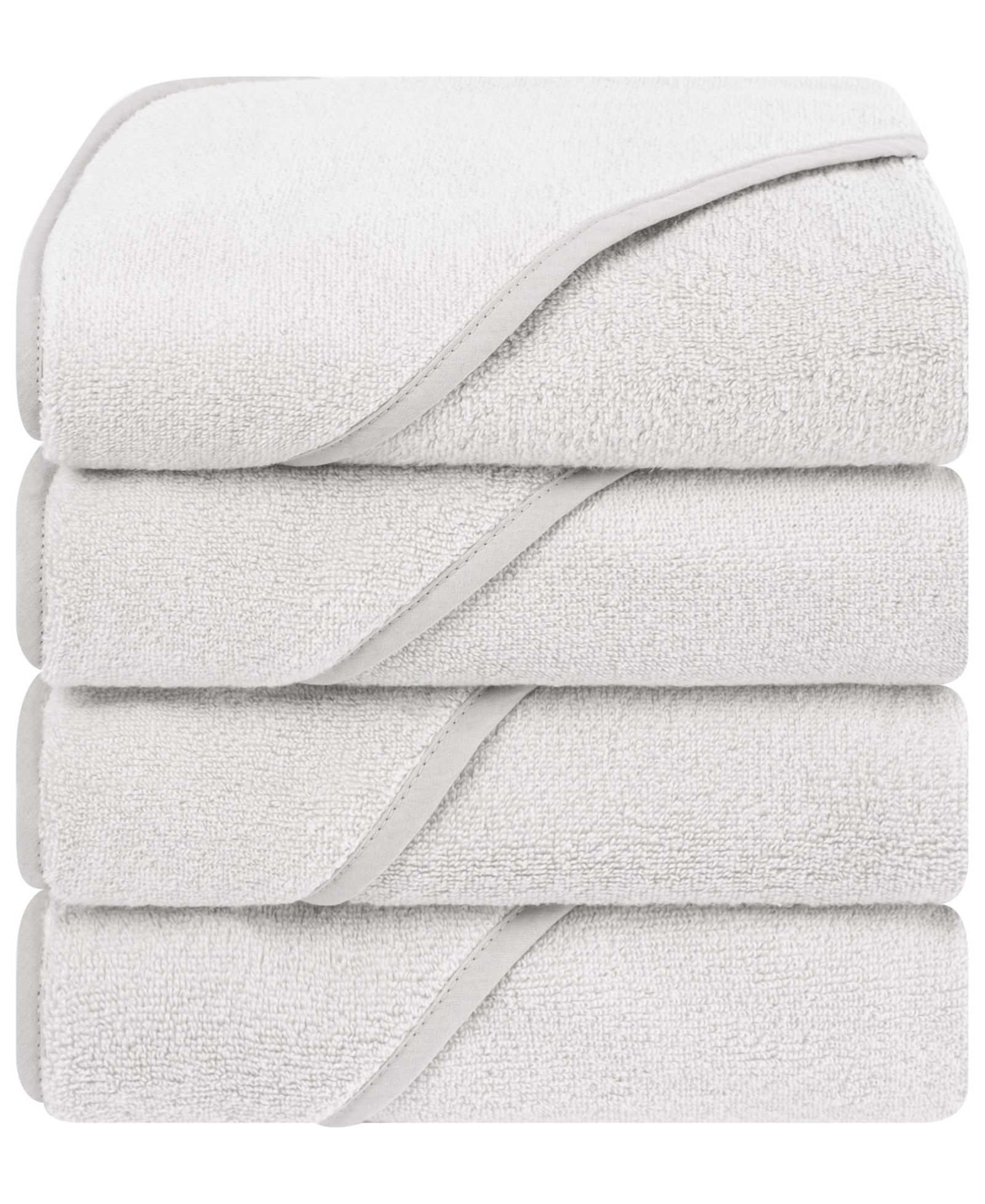 American Soft Linen комплект полотенец для ванной с капюшоном для детей, 4 штуки
