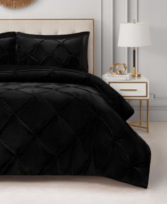 Juicy Couture Kiss Pleat Plush 2-Pc. Comforter Set, Twin/Twin XL