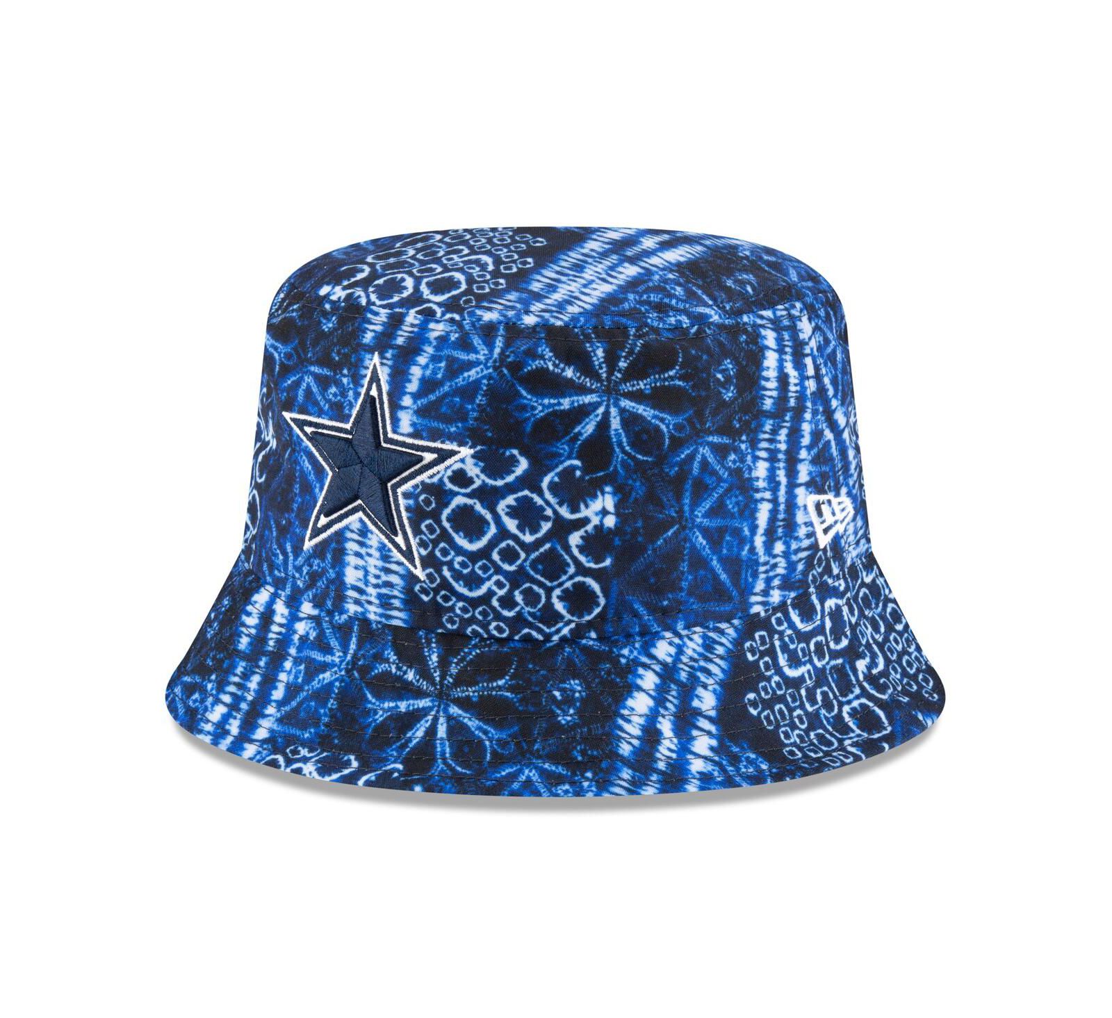 New Era Men's Navy Dallas Cowboys Shibori Bucket Hat