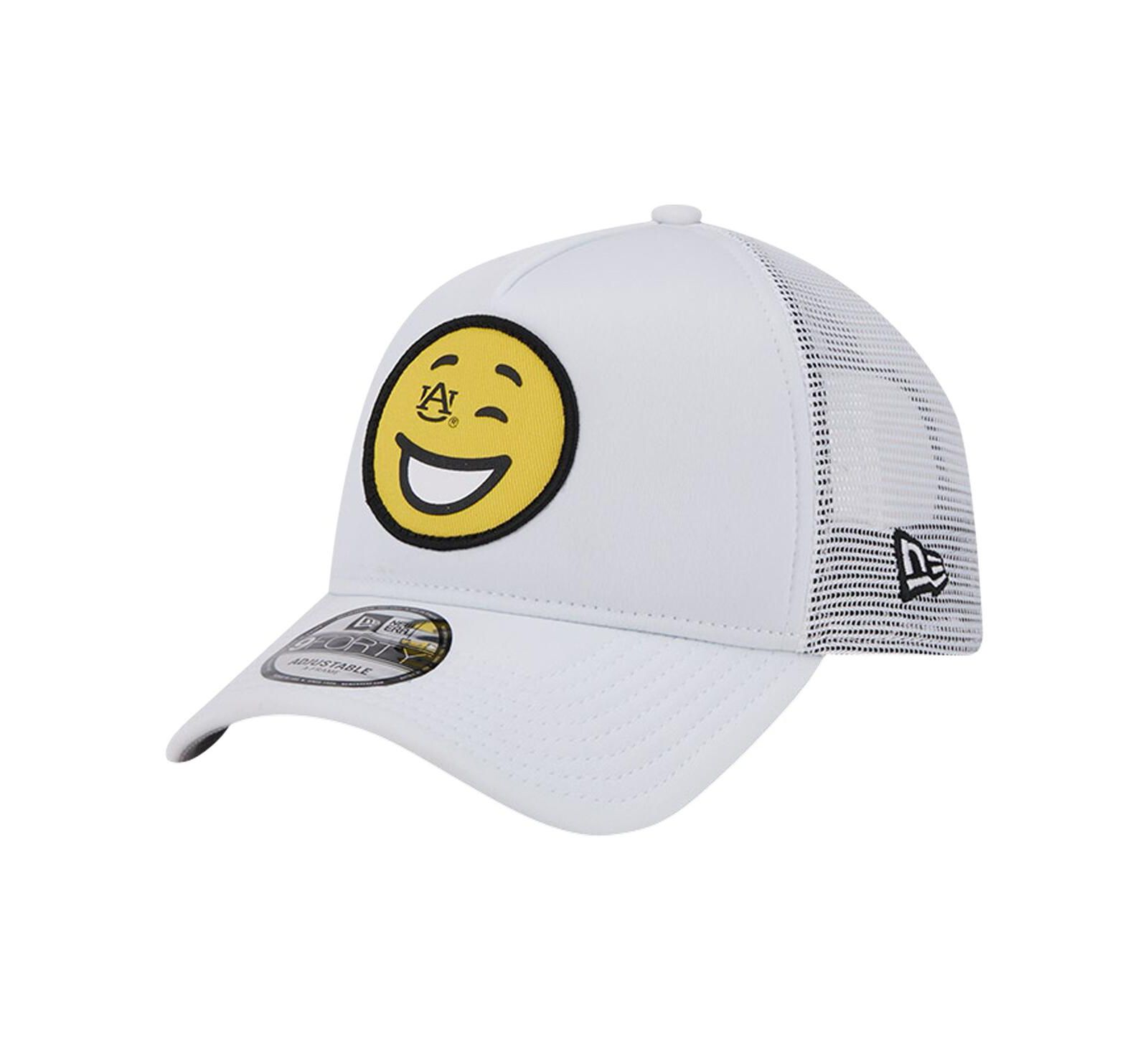 New Era Men's White Auburn Tigers Wink Foam Trucker Adjustable Hat