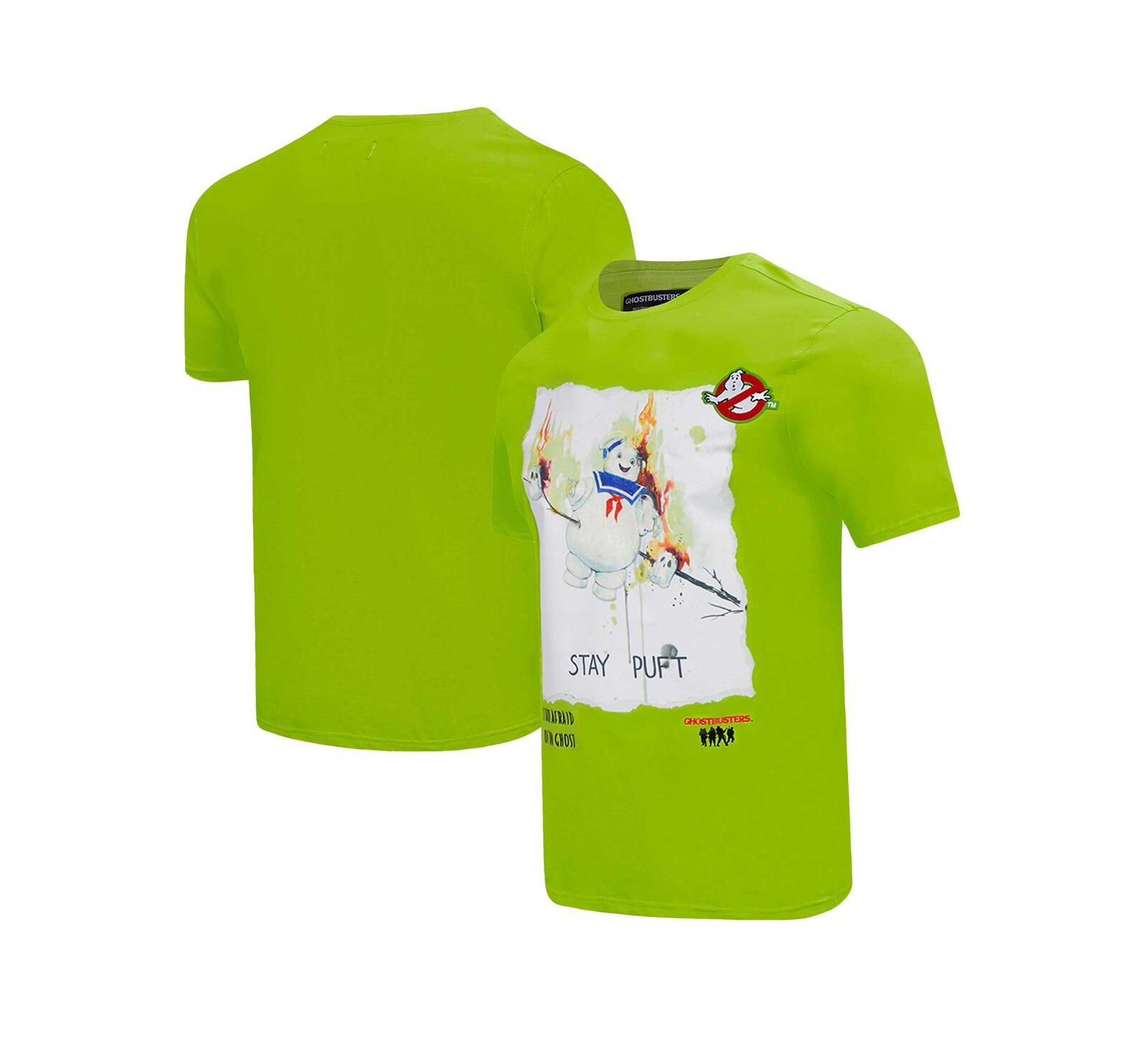 Freeze Max футболка Green Ghostbusters Marshmallow для мужчин и женщин