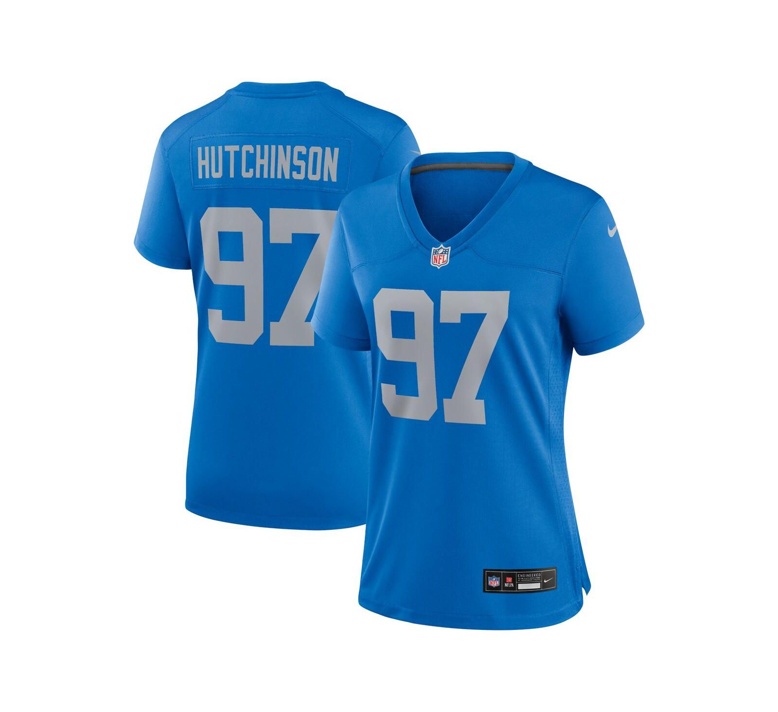 Nike Женская джерси Aidan Hutchinson Detroit Lions Alternate Game