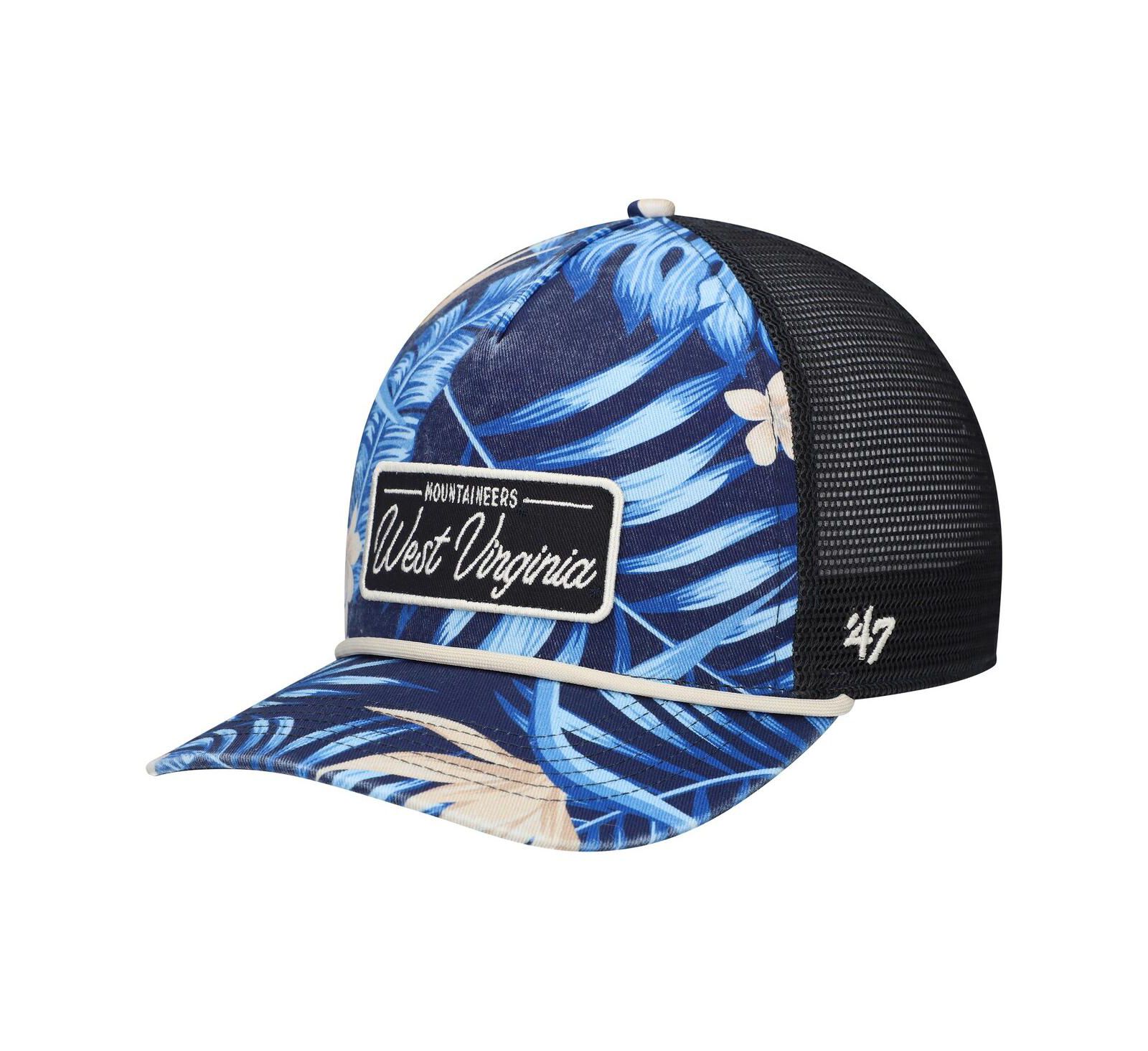 '47 Brand Men's Navy West Virginia Mountaineers Tropicalia Hitch Adjustable Hat