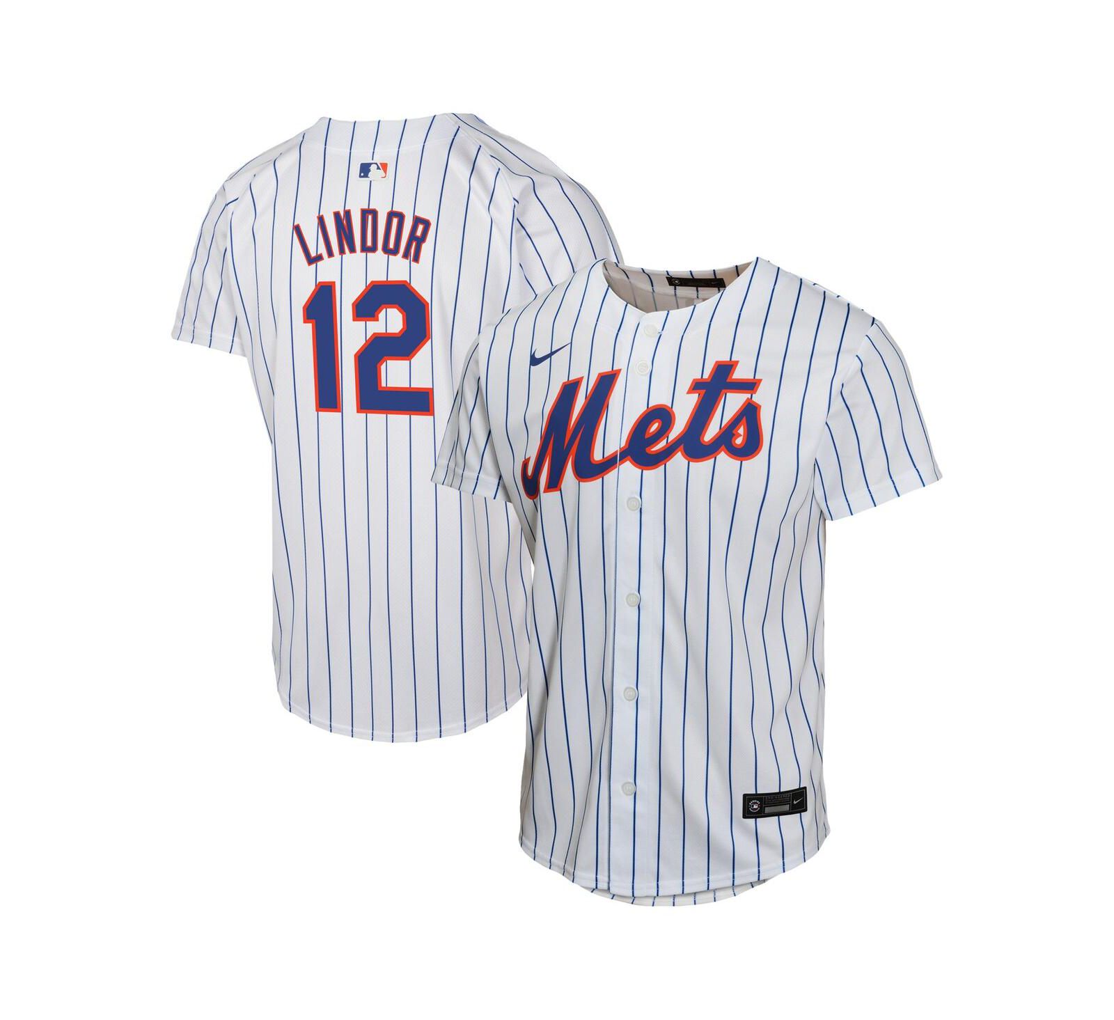 Детская джерси Nike New York Mets Francisco Lindor White