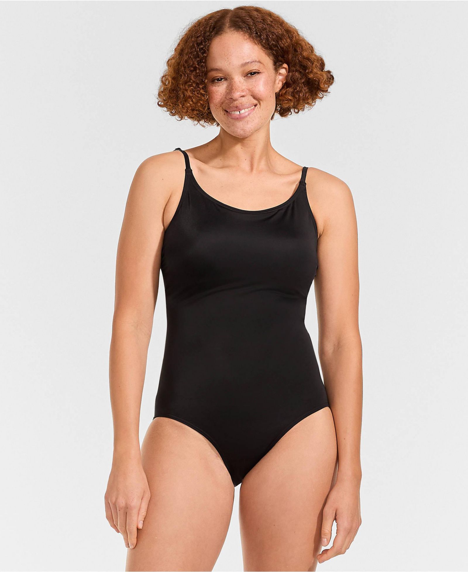 Женский слитный купальник Lands' End Tugless Thin Strap