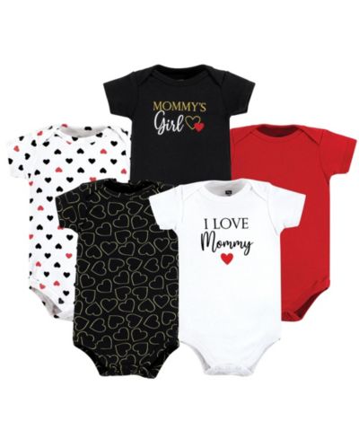 Girl mommy red black 5pk
