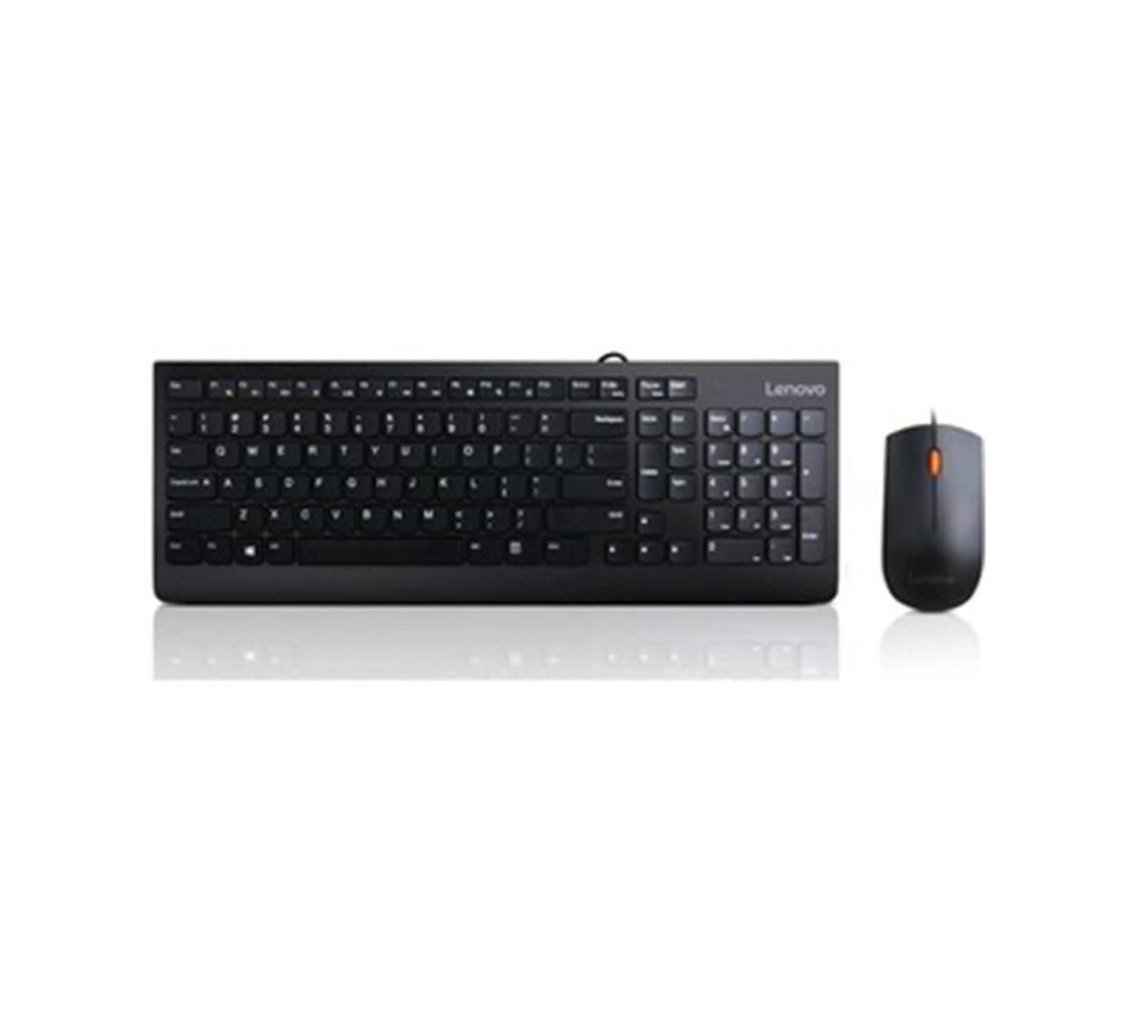 Lenovo GX30M39606 300 USB Combo Keyboard & Mouse - US English 103P - USB Cable English US