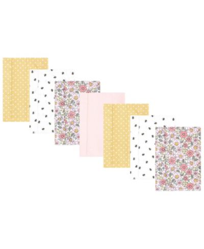 Pink yellow pretty floral