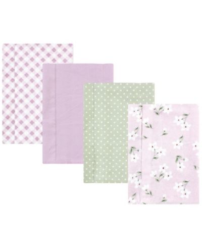 Purple dainty floral 4 pack