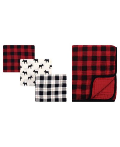 Детский муслиновый плед Hudson Baby Swaddle 3Pc и Tranquility Blanket