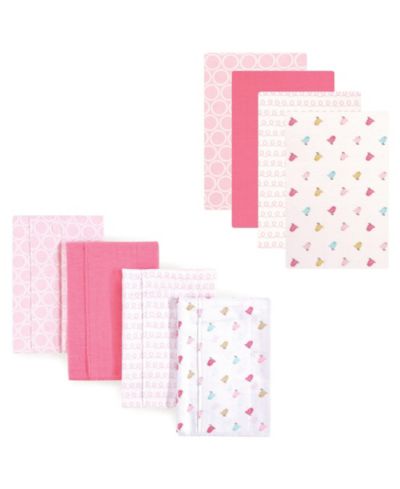 Набор из 8 пеленок и оберток Luvable Friends Soft Cotton Flannel Essentials
