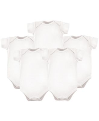 Hudson Baby Baby Boys Hudson Unisex Five-Piece Set of Cotton All-in-One Bodysuits