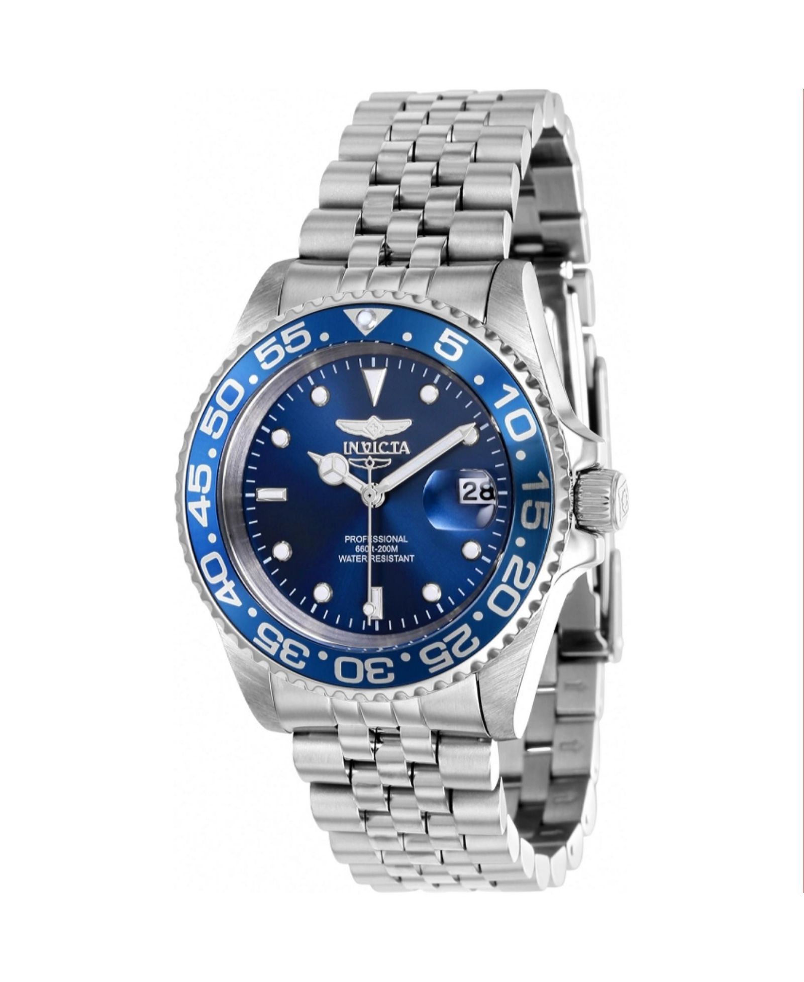 Женские часы Invicta Pro Diver Quartz Blue Dial Stainless Steel