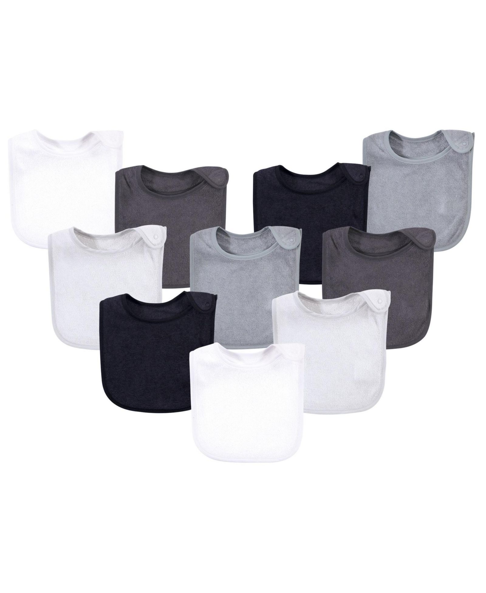 Детские слюнявчики Hudson Baby Unisex Plush Bamboo Rayon Terry Drool Catchers