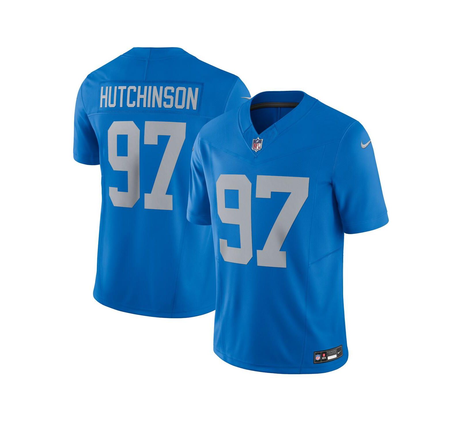 Nike Men's Aidan Hutchinson Detroit Lions Vapor F.U.S.E. Alternate Limited Jersey