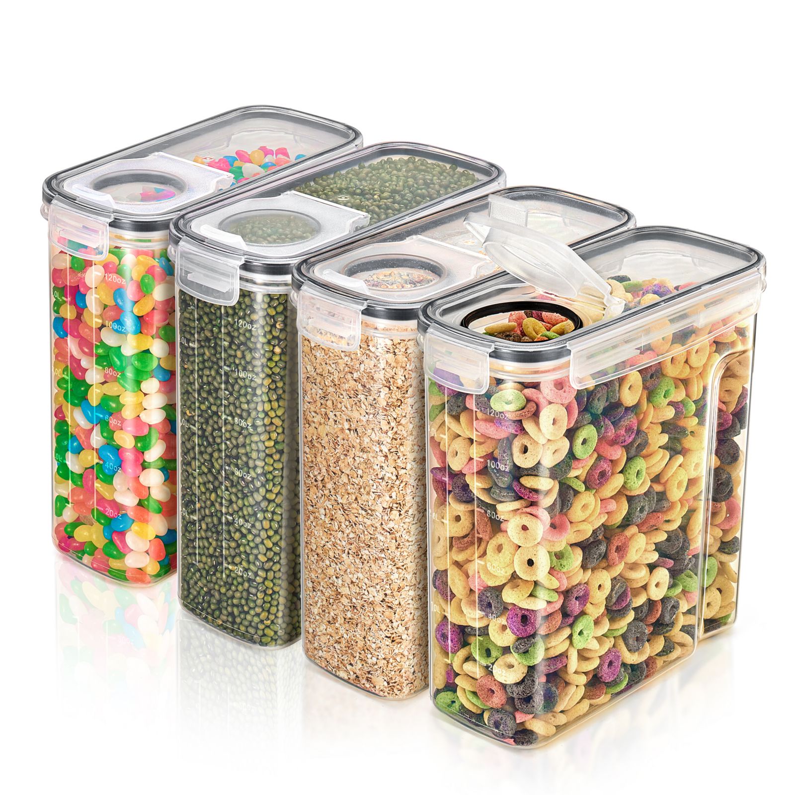Sorbus 4 Pack Food Dispenser Containers