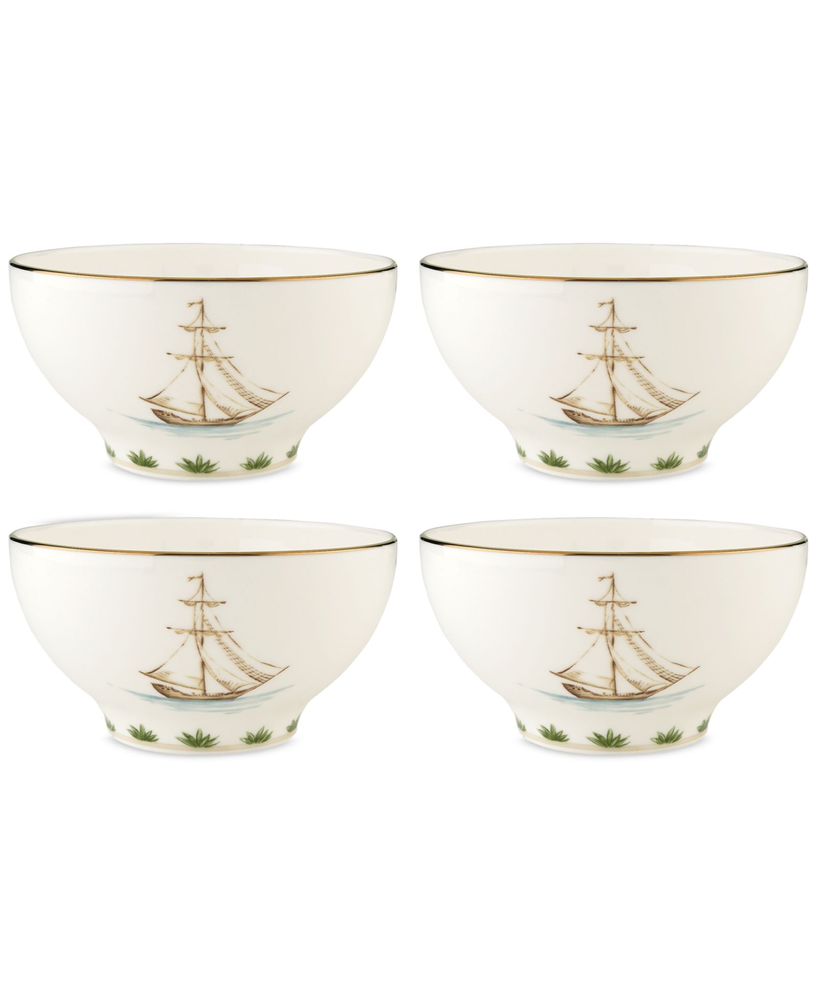 Набор рисовых чаш Lenox British Colonial Tradewind, 4 шт.