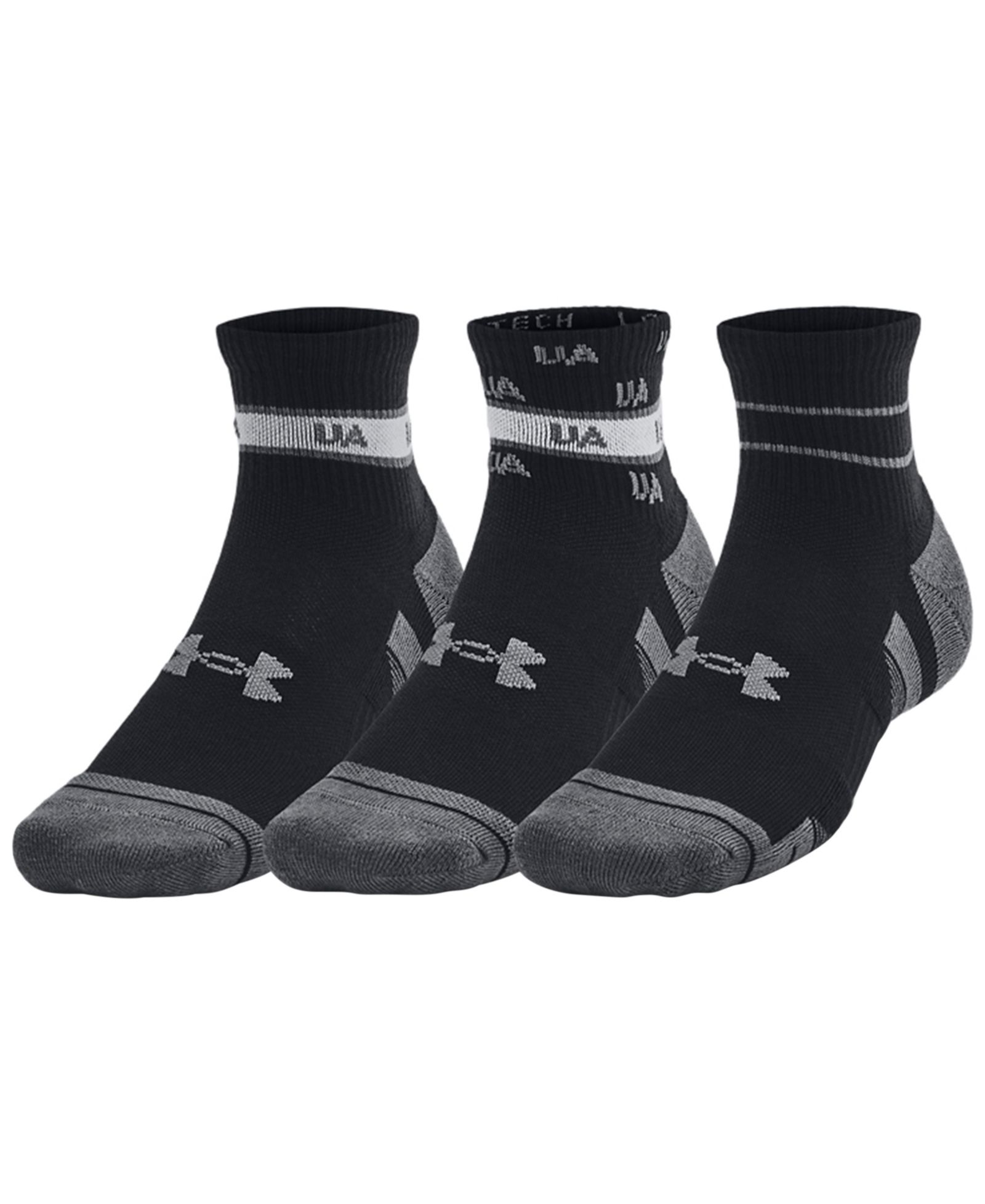 Under Armour мужские носки UA Performance Tech Quarter, 3 шт
