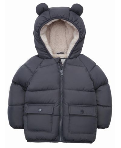 Rokka&Rolla Baby Boys Sherpa Fleece Lined Puffer Jacket 6-24M