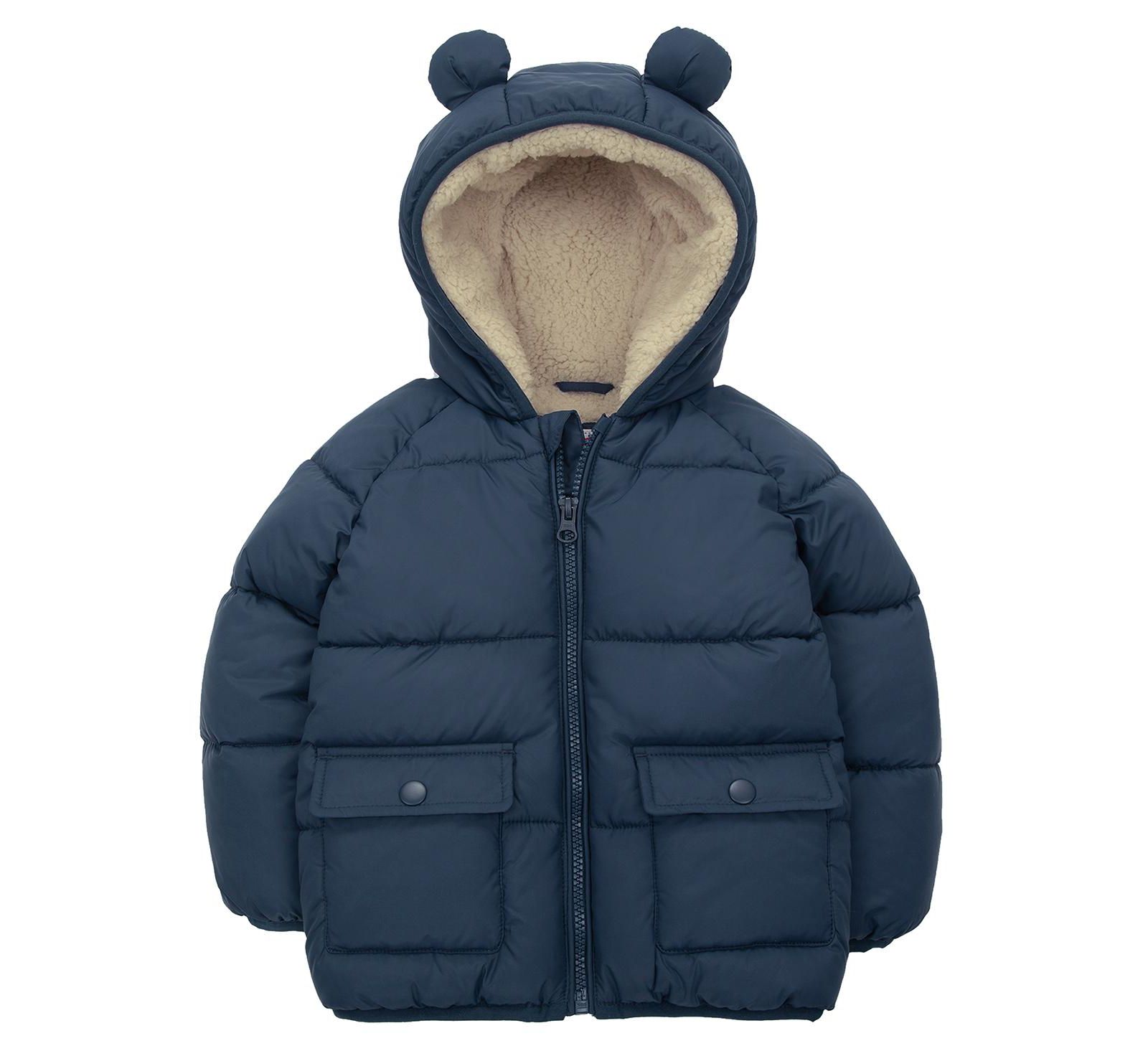 Куртка-пуховик Rokka&Rolla, флис Sherpa, для мальчиков, 6-24M