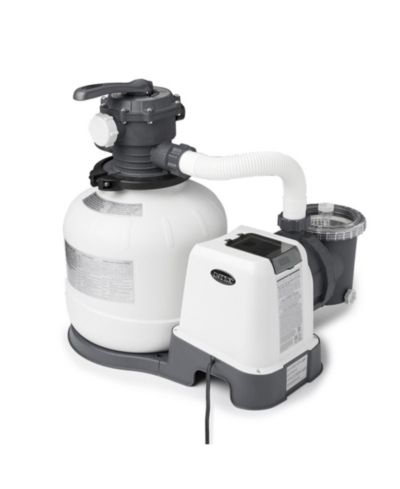 Intex 26647EG 2800 GPH Above Ground Pool Sand Filter Pump with Automatic Timer