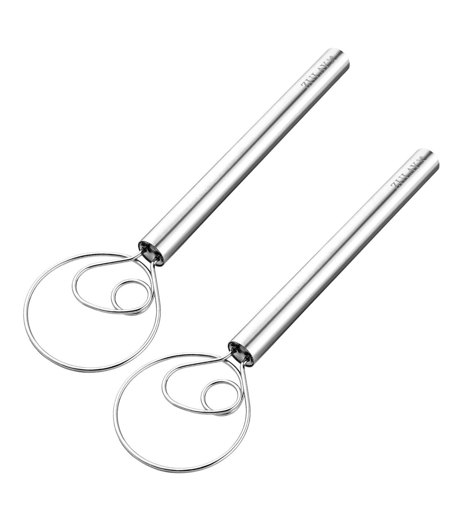 Набор венчиков для теста Danish 2 шт. Zulay Kitchen 3 Inch Stainless Steel Whisk