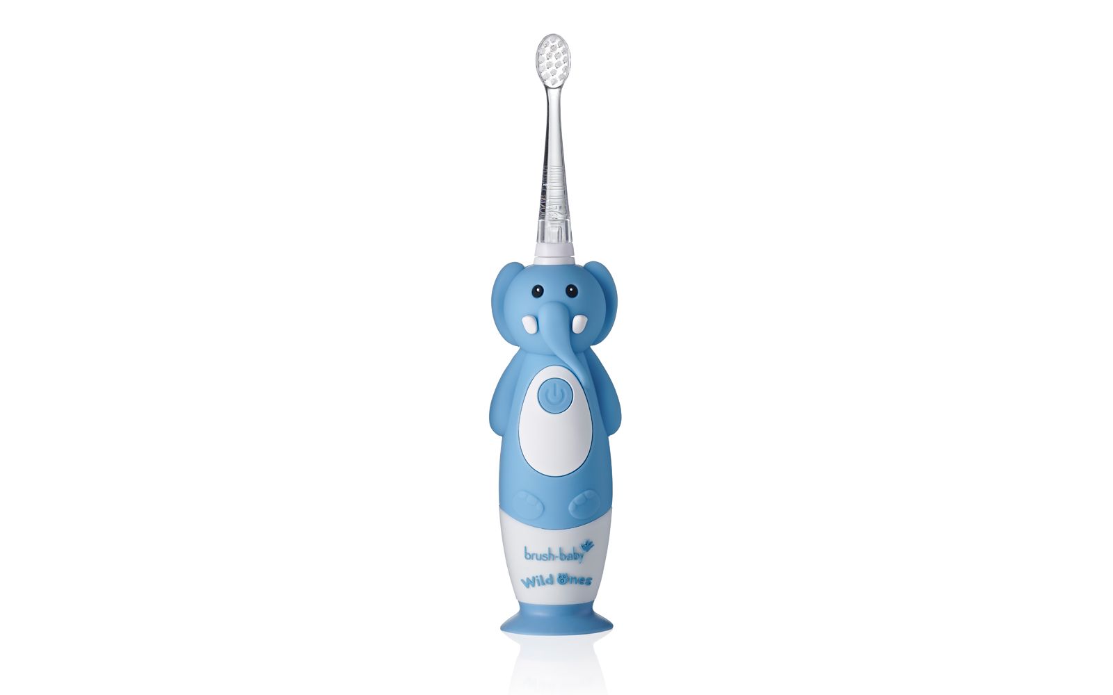 brush-baby WildOnes Elephant Kids Electric Rechargeable Toothbrush | Childrens Electric Toothbrush | Animal Character Toothbrush