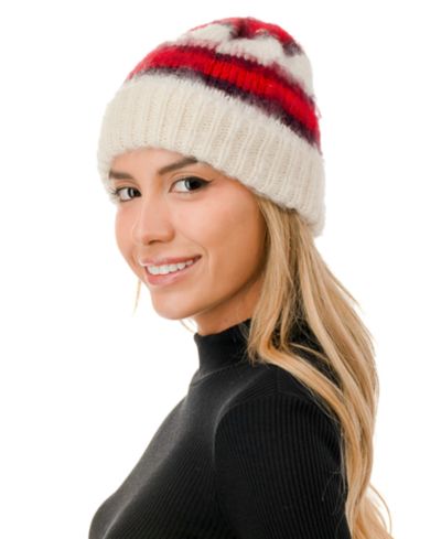 Шапка Marcus Adler Stripe Fuzzy Hair Beanie