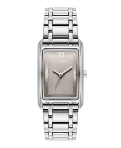 Olivia Burton Women's Grove Silver Stainless Steel Watch 23mm