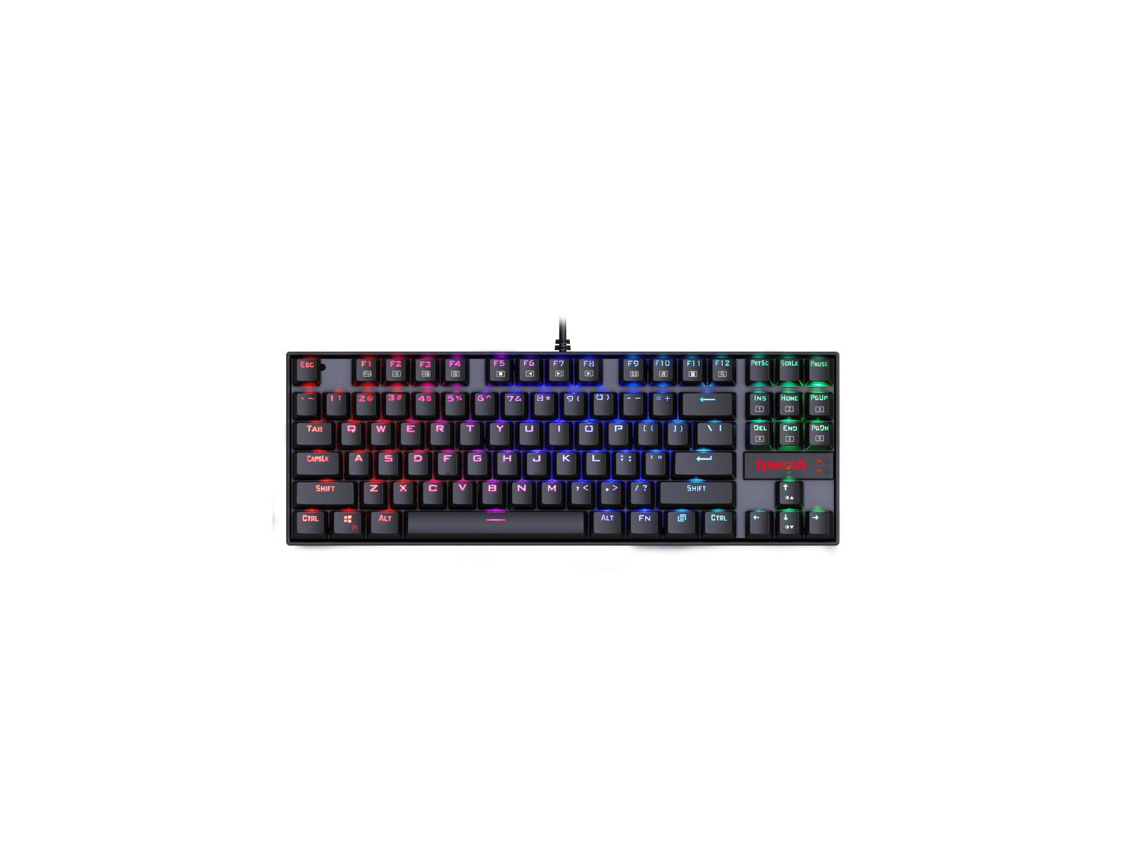 Redragon Kumara K552RGB-1 Wired Tenkeyless RGB Mechanical Gaming Keyboard for PC