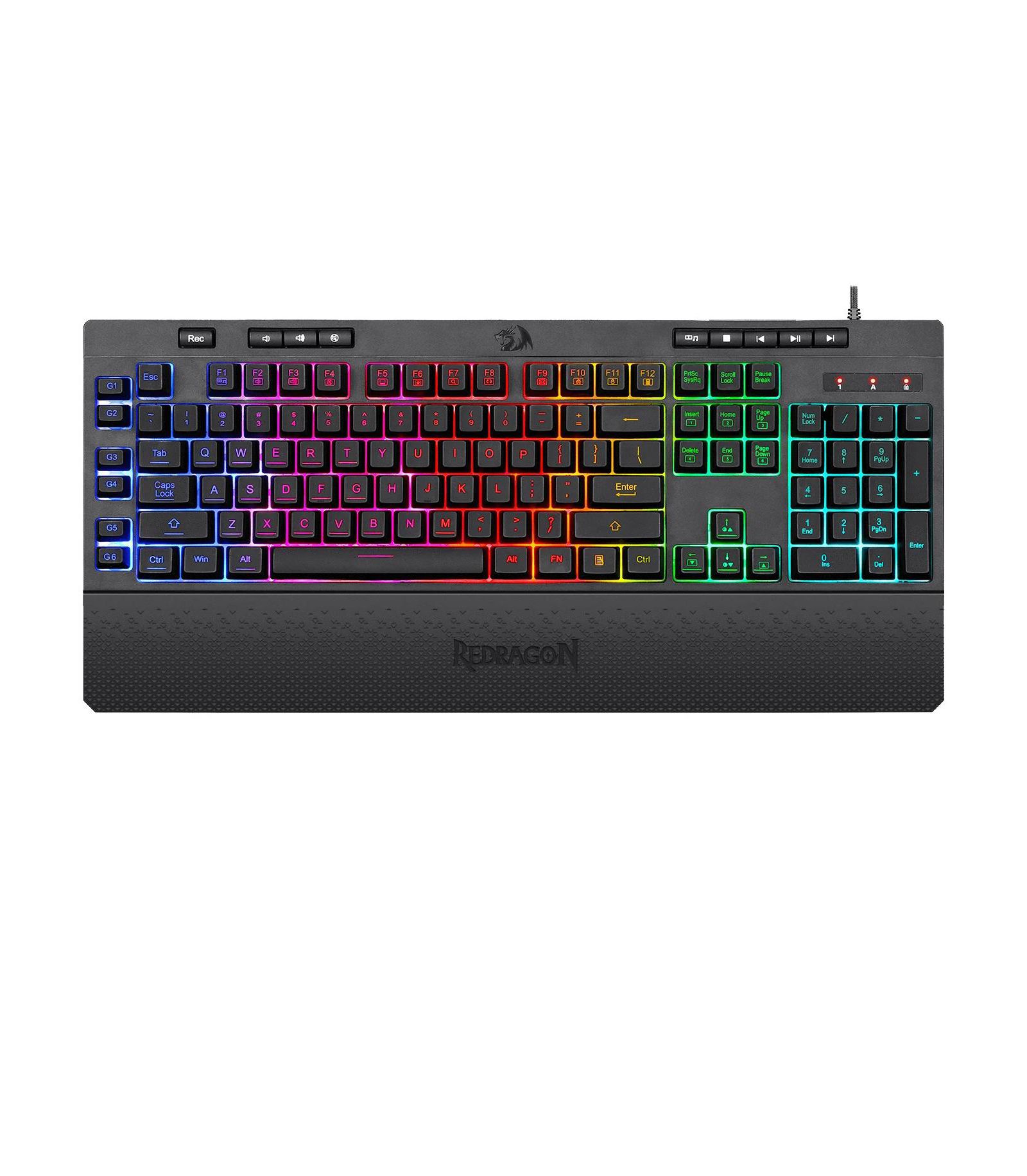 Redragon Shiva K512RGB Wired RGB Backlighting Gaming Keyboard for PC