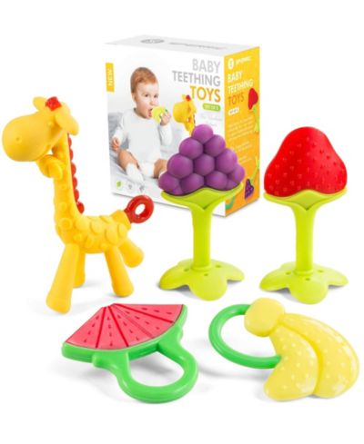 Прорезыватель Sperric Baby Teething Toys для новорожденных, 5 шт