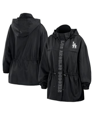 Женская ветровка-худи WEAR by Erin Andrews Black Philadelphia Phillies Full-Zip Windbreaker