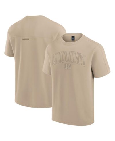 Fanatics Men's and Women's Khaki Cincinnati Bengals Elements Heavyweight Tri-Blend T-Shirt