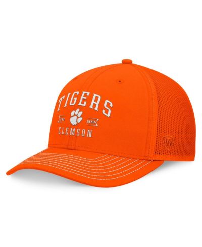 Мужская кепка Top of the World Orange Clemson Tigers Carson Trucker регулируемая