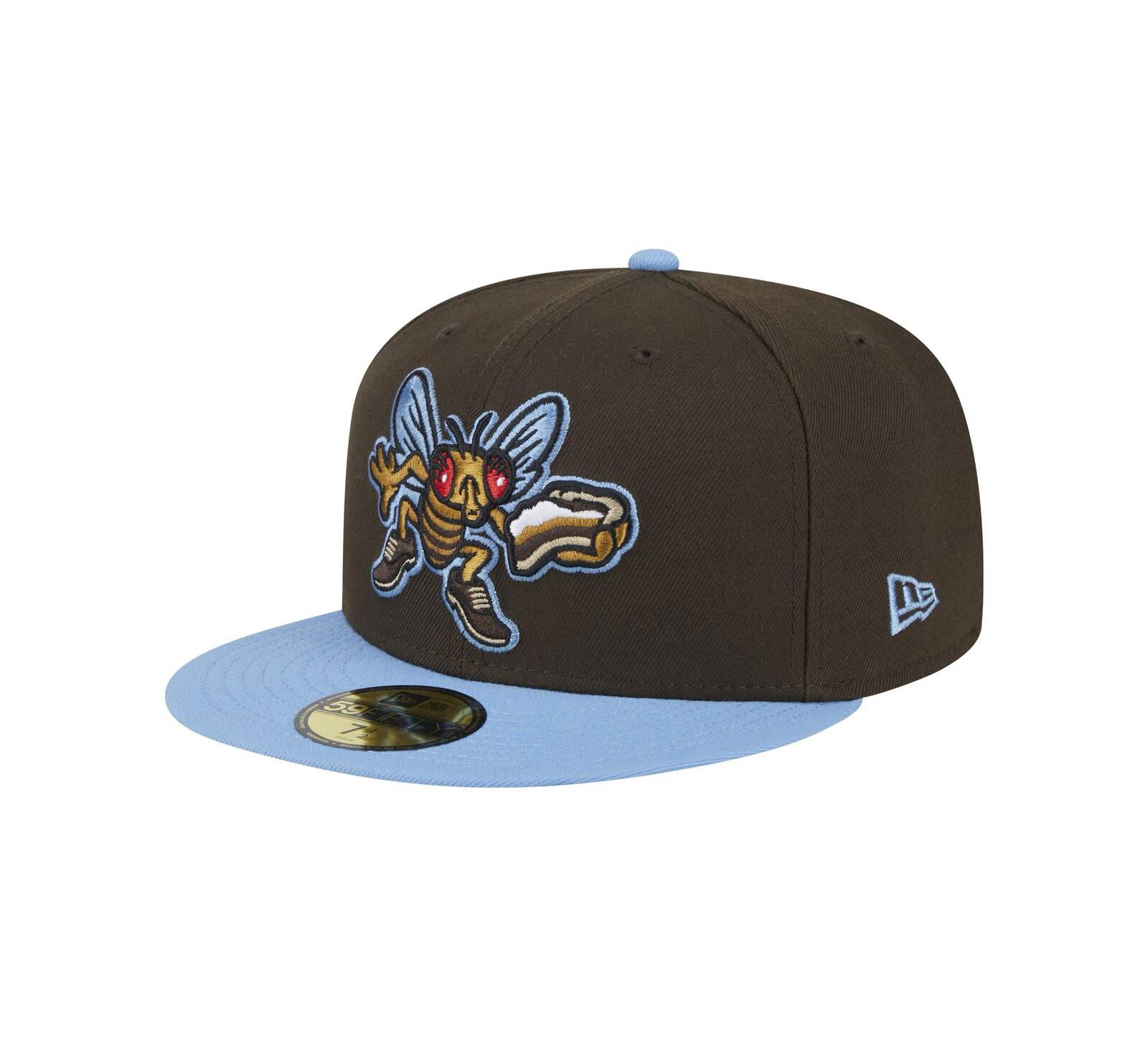 Мужская кепка New Era Brown Lehigh Valley IronPigs 59FIFTY