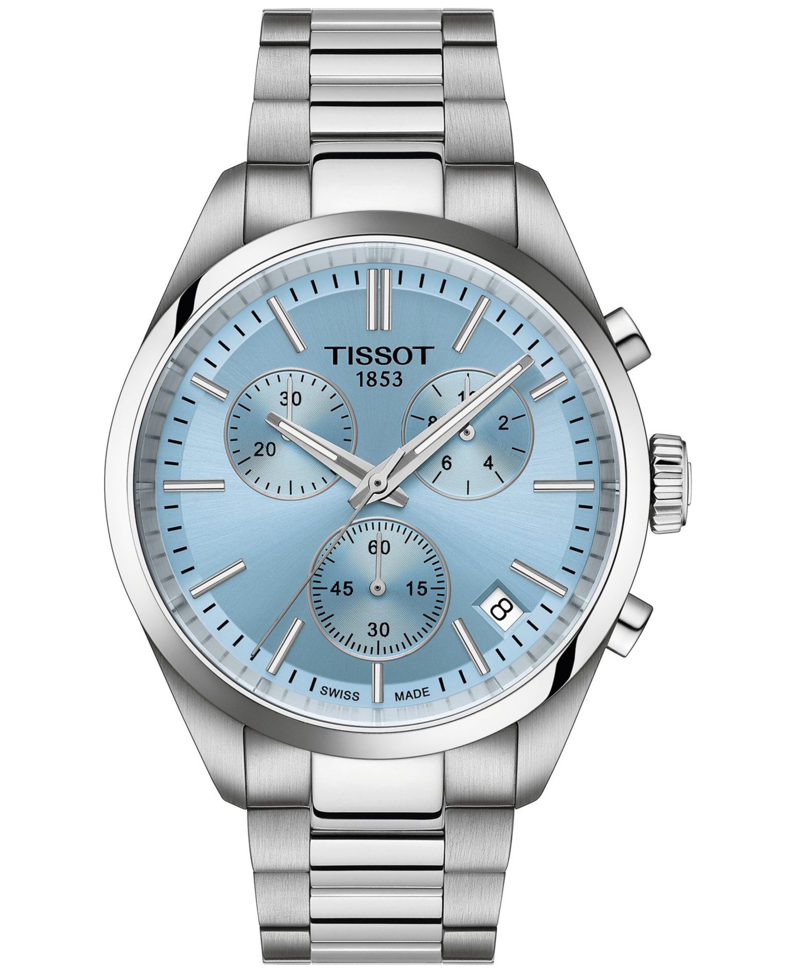 Мужские часы Tissot Swiss Chronograph PR 100 Stainless Steel