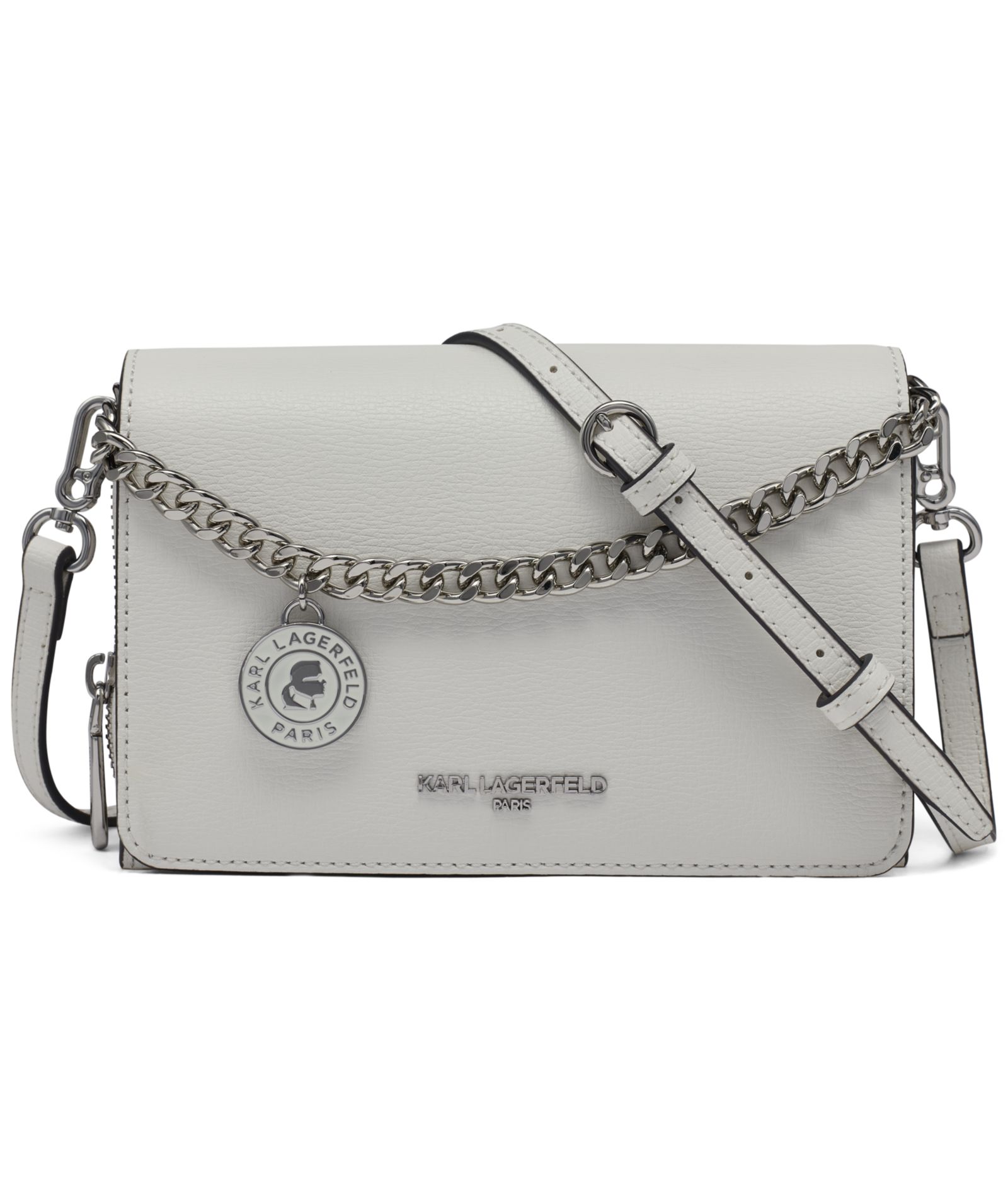 KARL LAGERFELD PARIS Lourdes Crossbody with Chain Strap