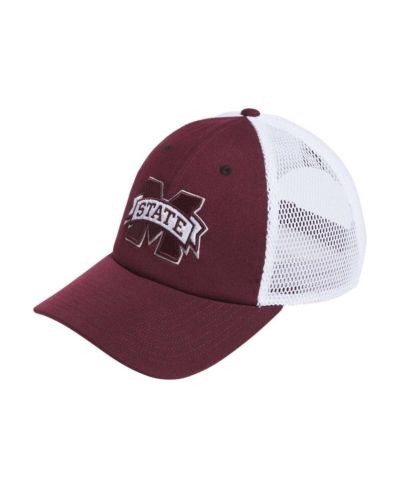 Adidas Men's Maroon Mississippi State Bulldogs Mascot Slouch Trucker Adjustable Hat
