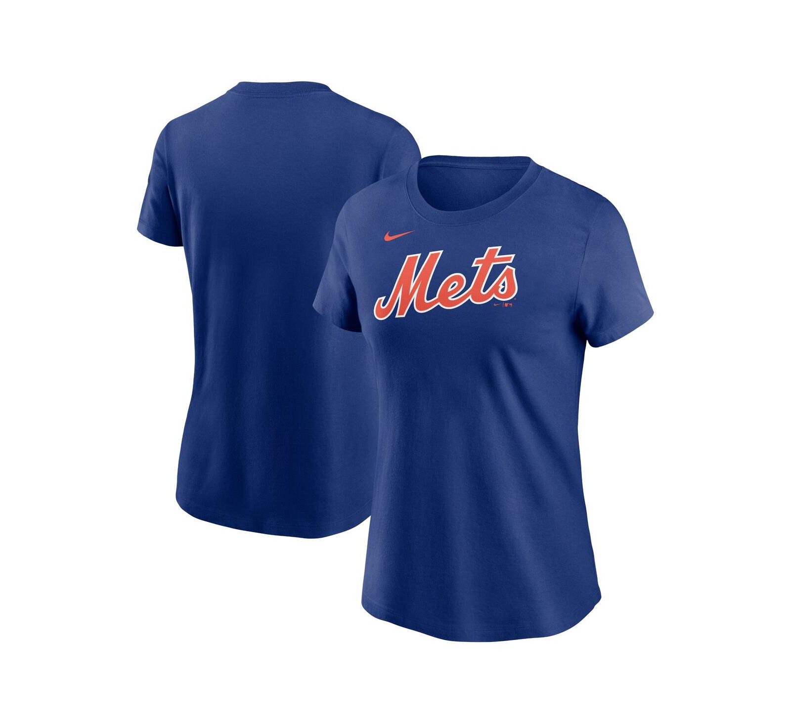 Nike женская футболка New York Mets Wordmark, Royal