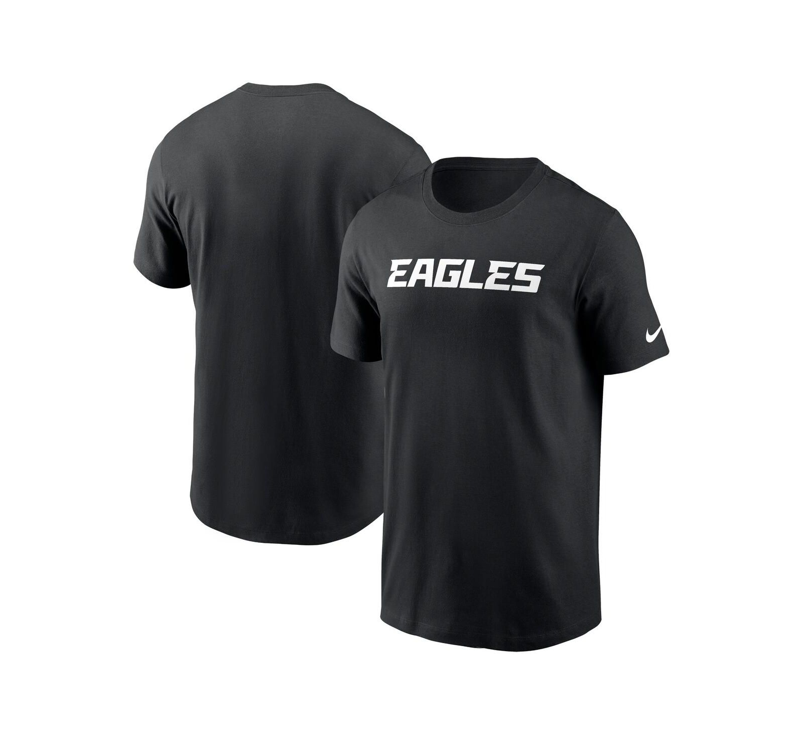 Мужская футболка Nike Philadelphia Eagles Primetime Wordmark Essential Black