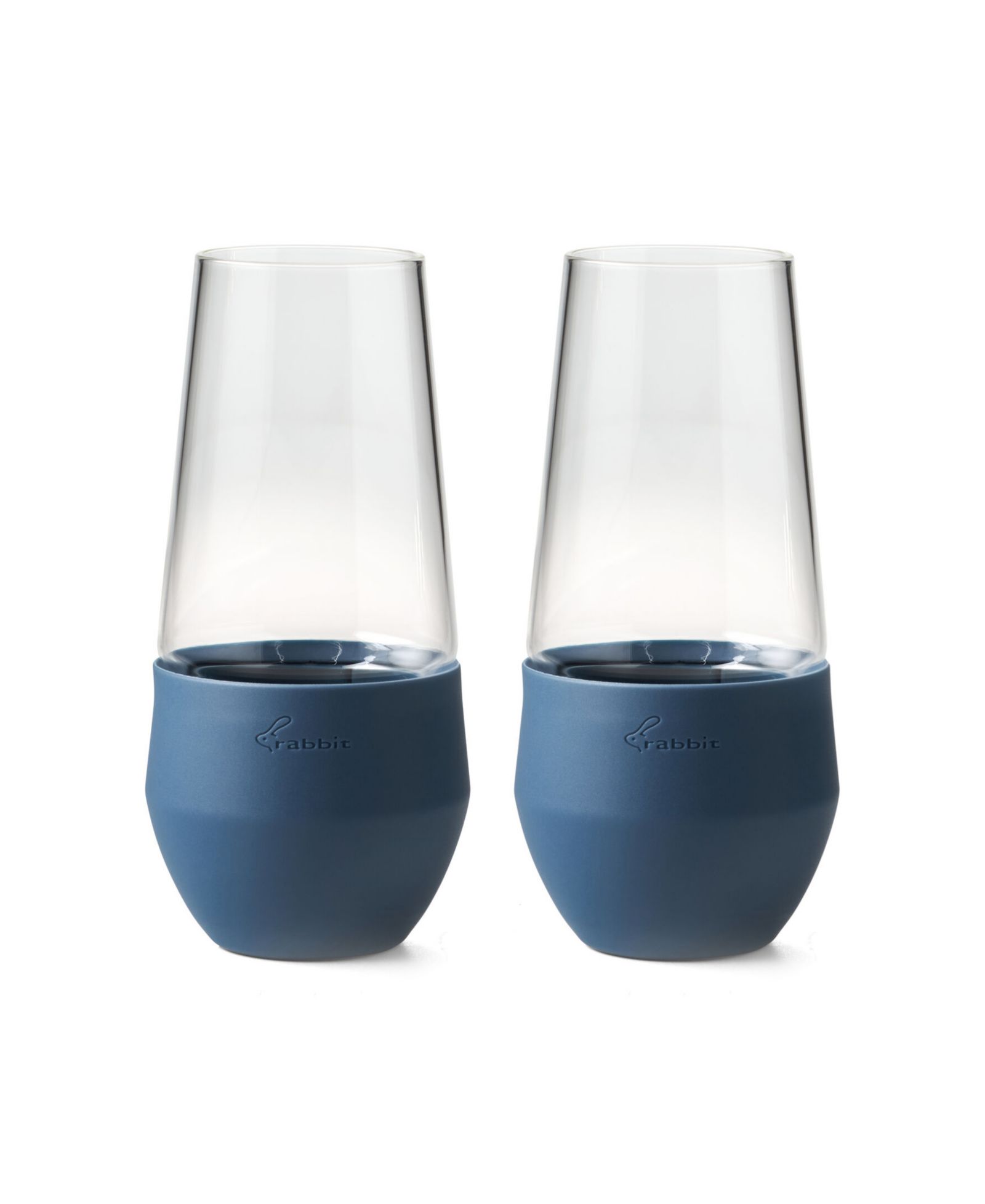 Rabbit Freezable Champagne Glasses, Set of 2