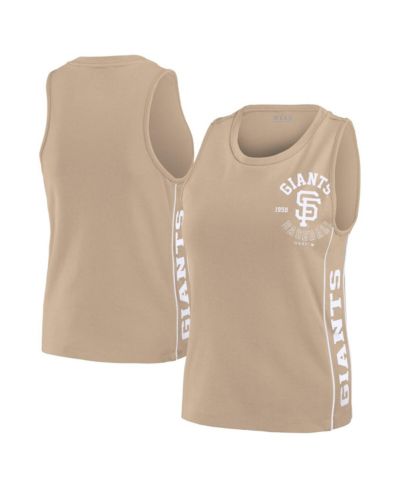 WEAR by Erin Andrews Women's Tan San Francisco Giants Tonal Tank Top