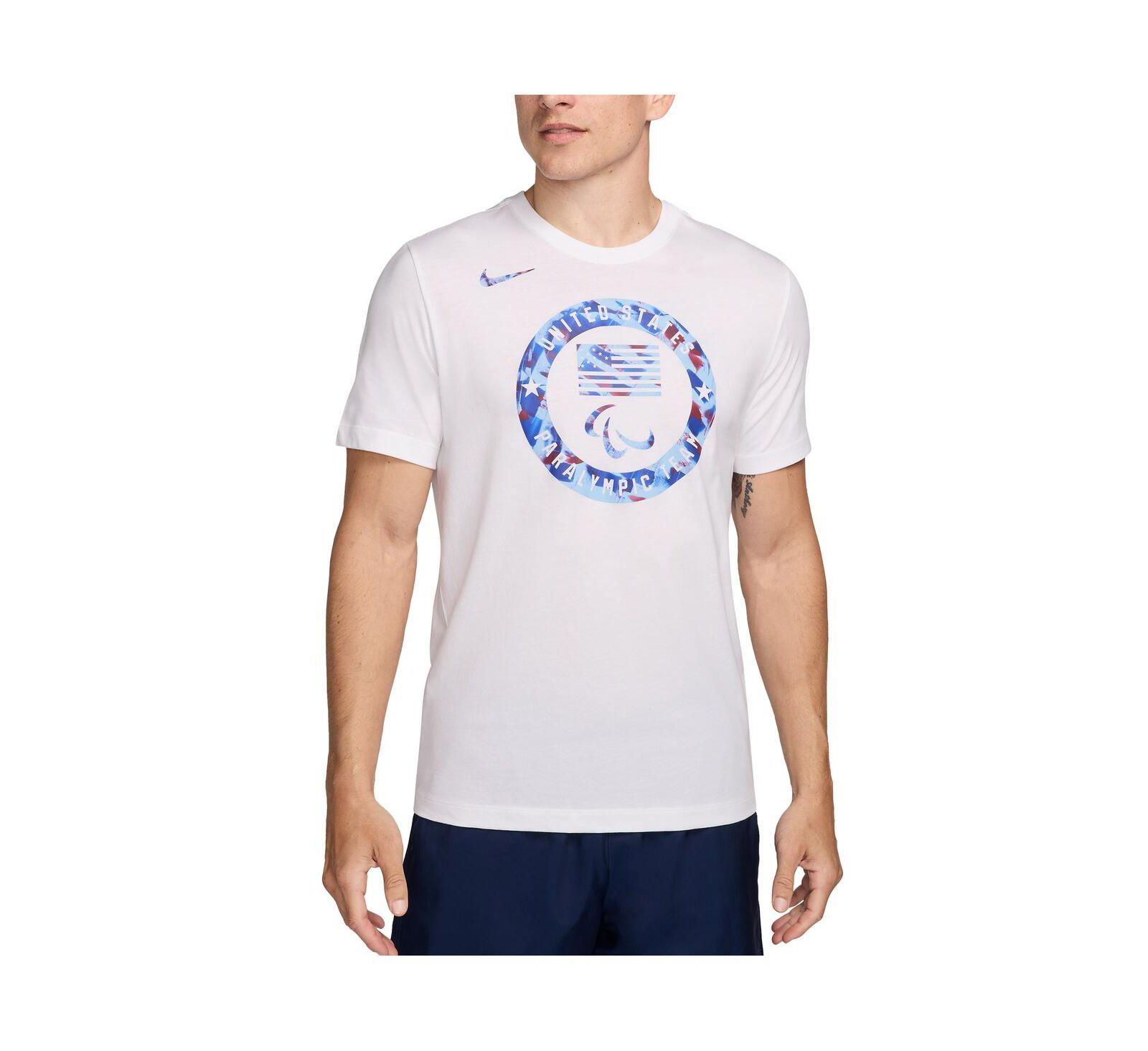 Мужская футболка Nike White U.S. Paralympics Puck Club
