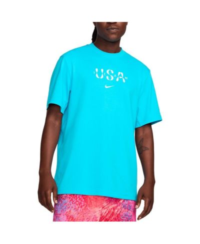 Nike Мужская футболка Aqua Team USA Primary Statement