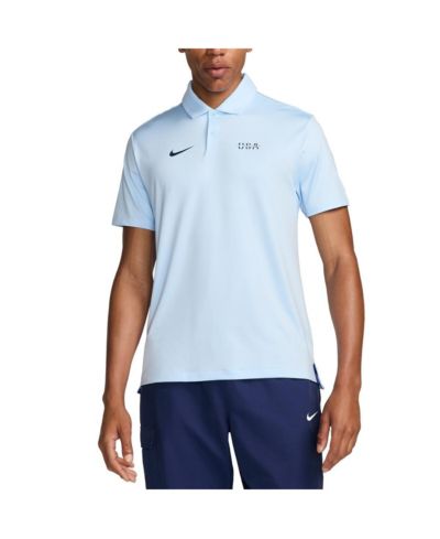 Мужское поло Nike Team USA Tour Performance Light Blue
